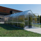 Gewächshaus Bernard 235x700cm aus verzinktem Stahl und 4mm Polycarbonatplatten – Klasika