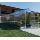 Gewächshaus Bernard 235x800cm aus verzinktem Stahl und 6mm Polycarbonatplatten – Klasika