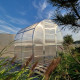 Gewächshaus Slim 200x200cm aus verzinktem Stahl und 4mm Polycarbonatplatten – Klasika