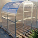 Gewächshaus Slim 200x200cm aus verzinktem Stahl und 4mm Polycarbonatplatten – Klasika