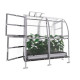 Gewächshaus Slim 200x200cm aus verzinktem Stahl und 6mm Polycarbonatplatten – Klasika