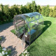 Gewächshaus Slim 200x200cm aus verzinktem Stahl und 6mm Polycarbonatplatten – Klasika