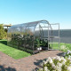 Gewächshaus Slim 200x400cm aus verzinktem Stahl und 4mm Polycarbonatplatten – Klasika