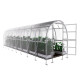 Gewächshaus Slim 200x800cm aus verzinktem Stahl und 4mm Polycarbonatplatten – Klasika