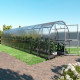 Gewächshaus Slim 200x1200cm aus verzinktem Stahl und 6mm Polycarbonatplatten – Klasika