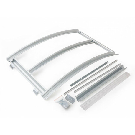 Dachfenster aus verzinktem Stahl und Polycarbonat für die Gewächshäuser Slim – Klasika