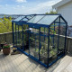 Gewächshaus Piccolo 4,74m² aus lackiertem Aluminium und 4mm Sicherheitsglas – ACD