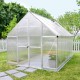Gewächshaus Essence 8,9m² aus Aluminium und Polycarbonat, silbergrau – Canopia von Palram