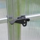 Gewächshaus 8,86m² silbergrau aus Aluminium und Polycarbonat 6mm Bella - Canopia by Palram