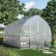 Gewächshaus 8,86m² silbergrau aus Aluminium und Polycarbonat 6mm Bella - Canopia by Palram