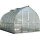 Gewächshaus 8,86m² silbergrau aus Aluminium und Polycarbonat 6mm Bella - Canopia by Palram