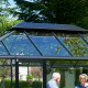 Gewächshaus anthrazit Grand Oase 13m² Aluminium und 3mm Sicherheitsglas - Juliana