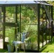 Gewächshaus anthrazit Grand Oase 13m² Aluminium und 3mm Sicherheitsglas - Juliana
