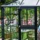 Gewächshaus anthrazit Grand Oase 13m² Aluminium und 3mm Sicherheitsglas - Juliana