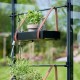 Abnehmbares Regal zum Aufhängen aus Aluminium schwarz lackiert 360mm - Juliana
