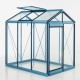 Gewächshaus Piccolo 3,56m² aus lackiertem Aluminium und 4mm Sicherheitsglas – ACD