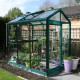 Gewächshaus Piccolo 3,56m² aus lackiertem Aluminium und 4mm Sicherheitsglas – ACD