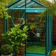 Gewächshaus Piccolo 3,56m² aus lackiertem Aluminium und 4mm Sicherheitsglas – ACD