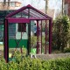 Gewächshaus Piccolo 3,56m² aus lackiertem Aluminium und 4mm Sicherheitsglas – ACD