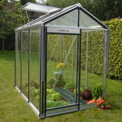 Gewächshaus Piccolo 3,56 m² aus Aluminium und 4 mm Sicherheitsglas – ACD