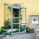 Anlehngewächshaus 0,9m² aus Aluminium und Blankglas Altan 2 - Halls