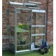 Anlehngewächshaus 0,9m² aus Aluminium und Blankglas Altan 2 - Halls