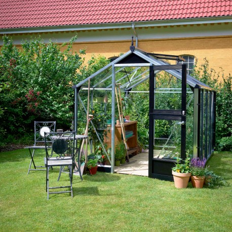 Gewächshaus 6,6m² aus Sicherheitsglas Compact - Juliana