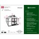 Gewächshaus 13m² Aluminium und Sicherheitsglas Premium - Juliana