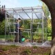 Gewächshaus Freya 5900 aus Aluminium, 3mm Sicherheitsglas und 6mm Polycarbonatplatten - Vitavia