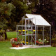Gewächshaus Venus 2,5m² aus Aluminium und 3mm Sicherheitsglas - Vitavia