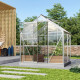 Gewächshaus Venus 2,5m² aus Aluminium und 3mm Sicherheitsglas - Vitavia