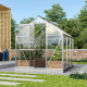 Gewächshaus Venus 3,8m² aus Aluminium und 3mm Sicherheitsglas - Vitavia