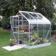 Gewächshaus Orion 3,8m² aus Aluminium und 3mm Sicherheitsglas - Vitavia