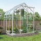 Gewächshaus Orion 3,8m² aus Aluminium und 3mm Sicherheitsglas - Vitavia