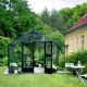 Gewächshaus 8,8m² Anthrazit und Sicherheitsglas Premium - Juliana