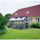 Gewächshaus 10,9 m² Anthrazit, Doppelstegplatten aus Polycarbonat 10mm Premium – Juliana